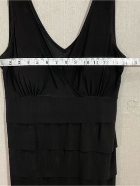 INC international concepts, back , tiered ruffles surplus dress – small A+